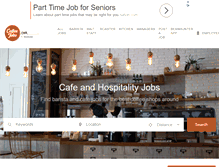 Tablet Screenshot of coffeejobs.com